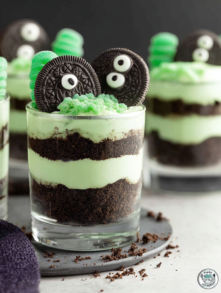 Zombie Dirt Pudding Cups Recipe