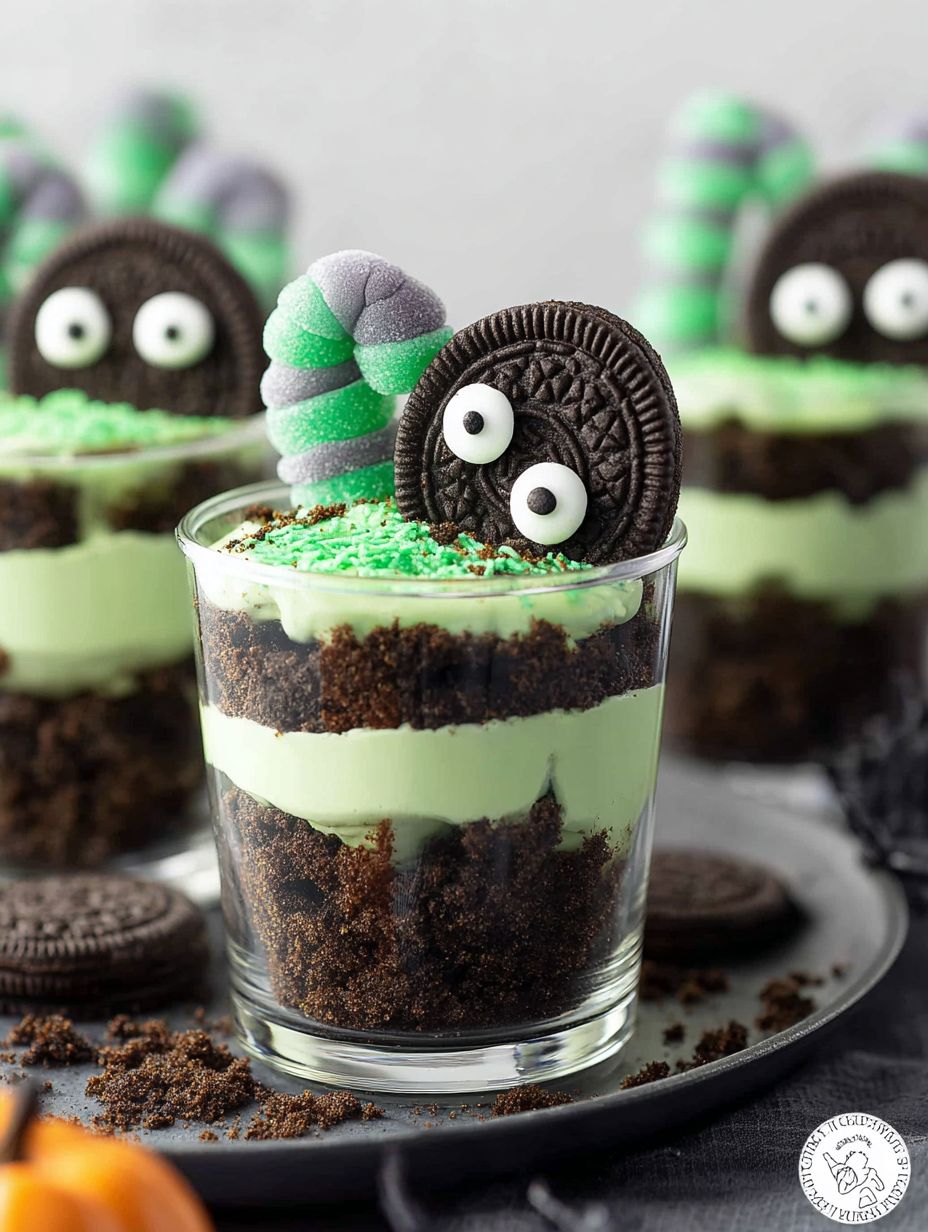 Zombie Dirt Pudding Cups Recipe