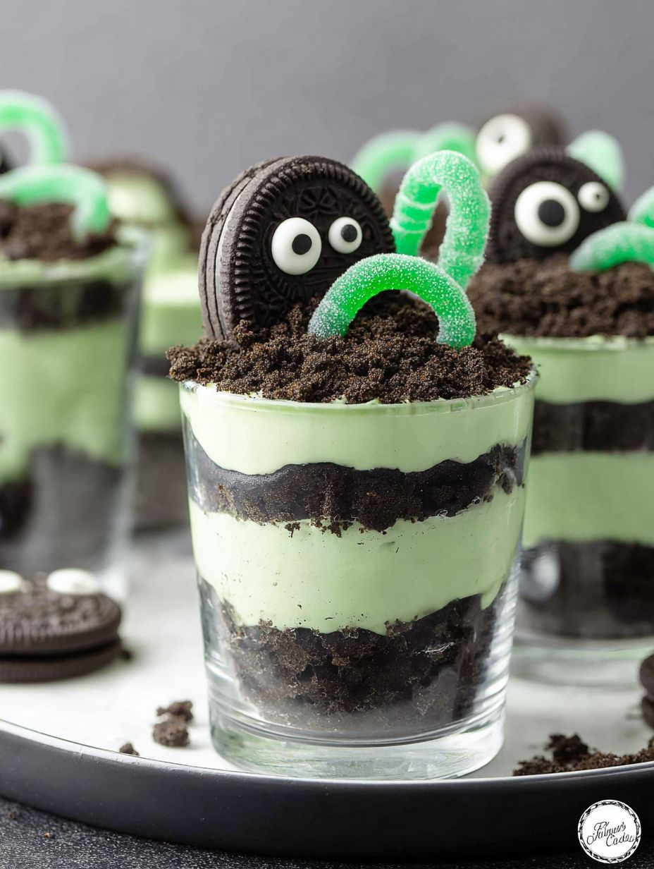 Zombie Dirt Pudding Cups Recipe