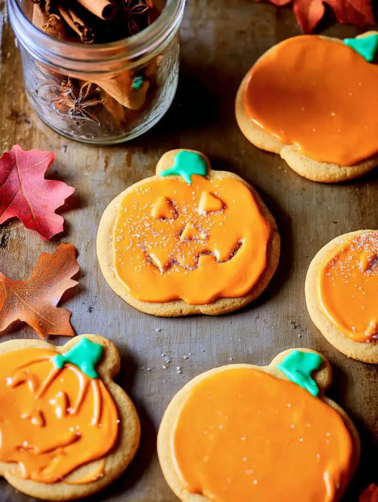 Pumpkin Sugar Cookies Recipe