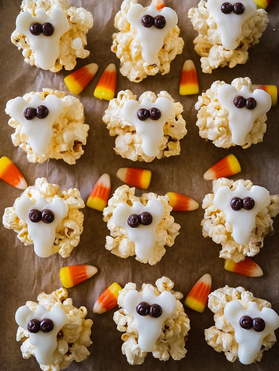 Ghost Popcorn Balls Recipe