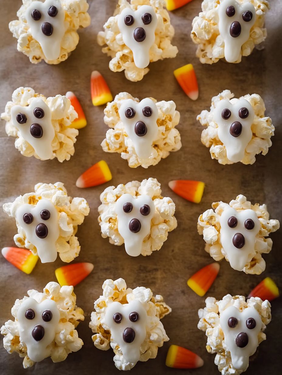 Ghost Popcorn Balls Recipe