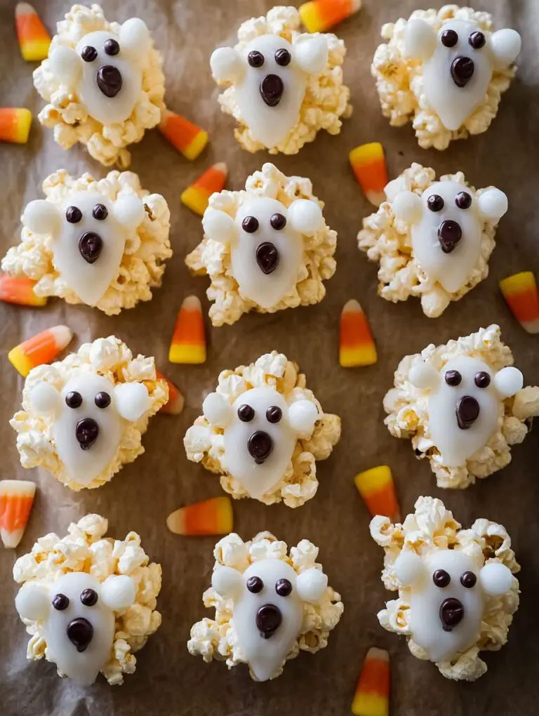 Ghost Popcorn Balls Recipe