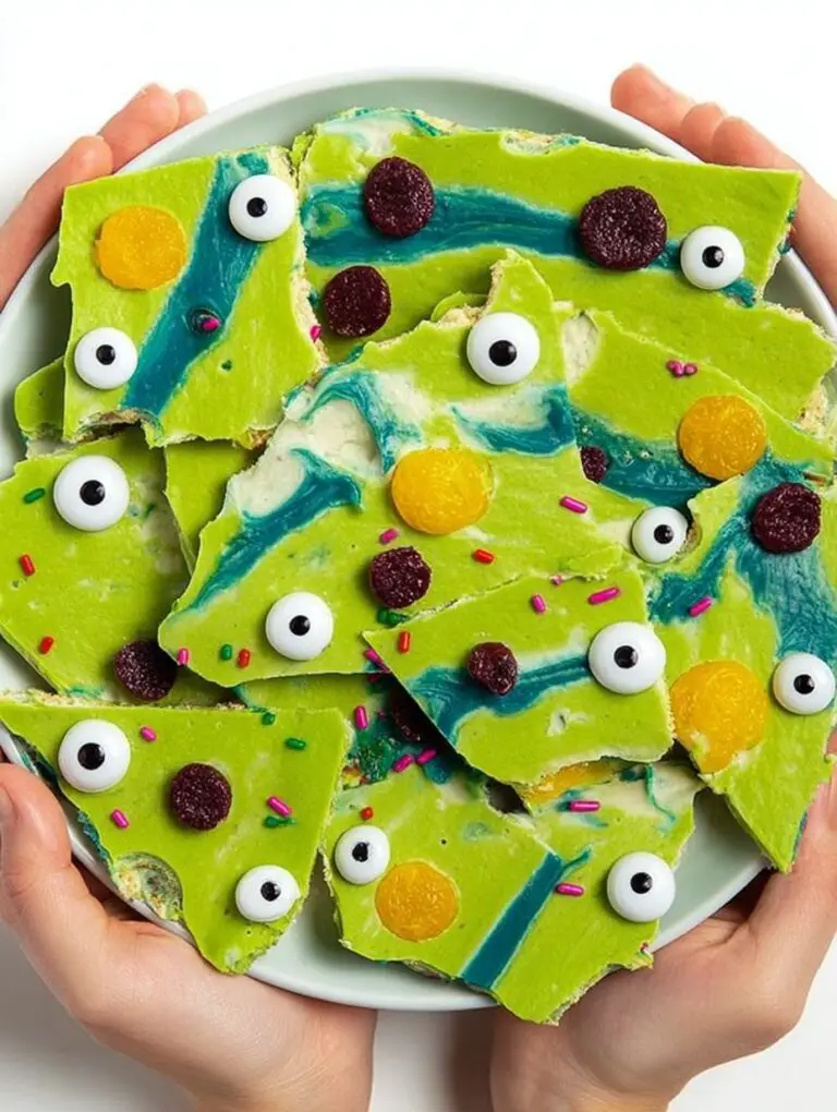 Monster Frozen Yogurt Bark Recipe