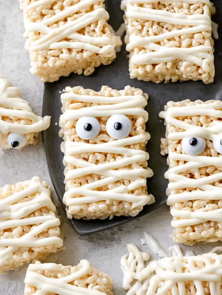 Mummy Rice Krispie Treats