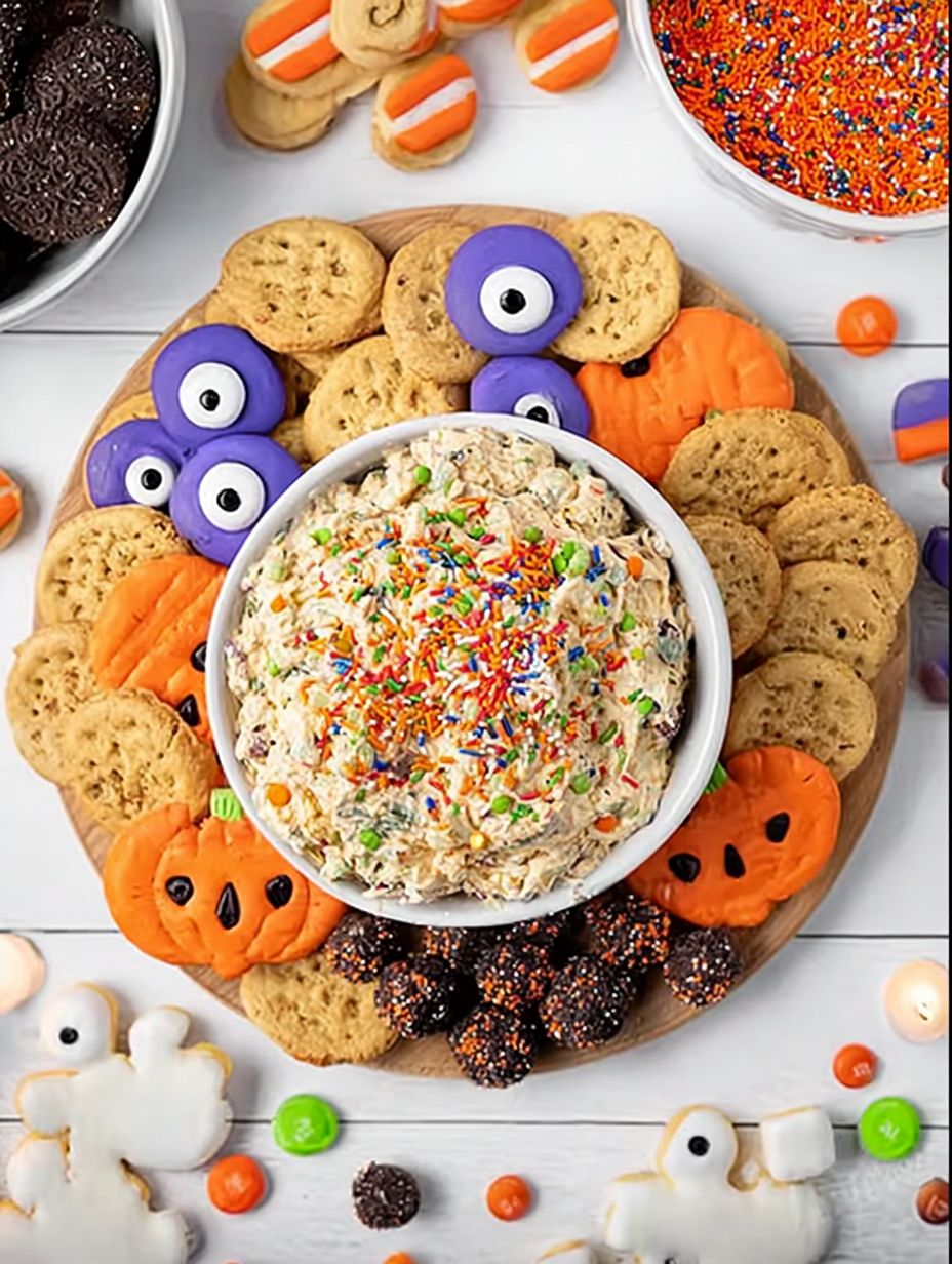 Halloween Monster Cookie Dip Recipe