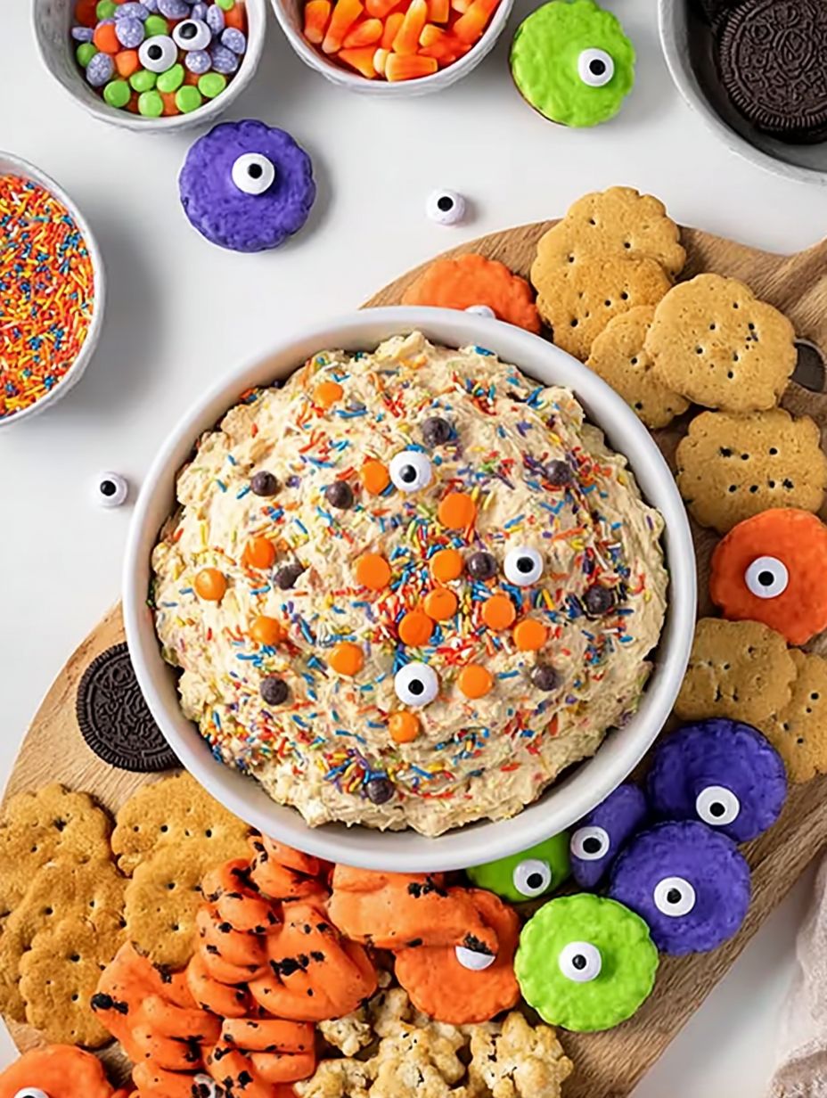 Halloween Monster Cookie Dip Recipe
