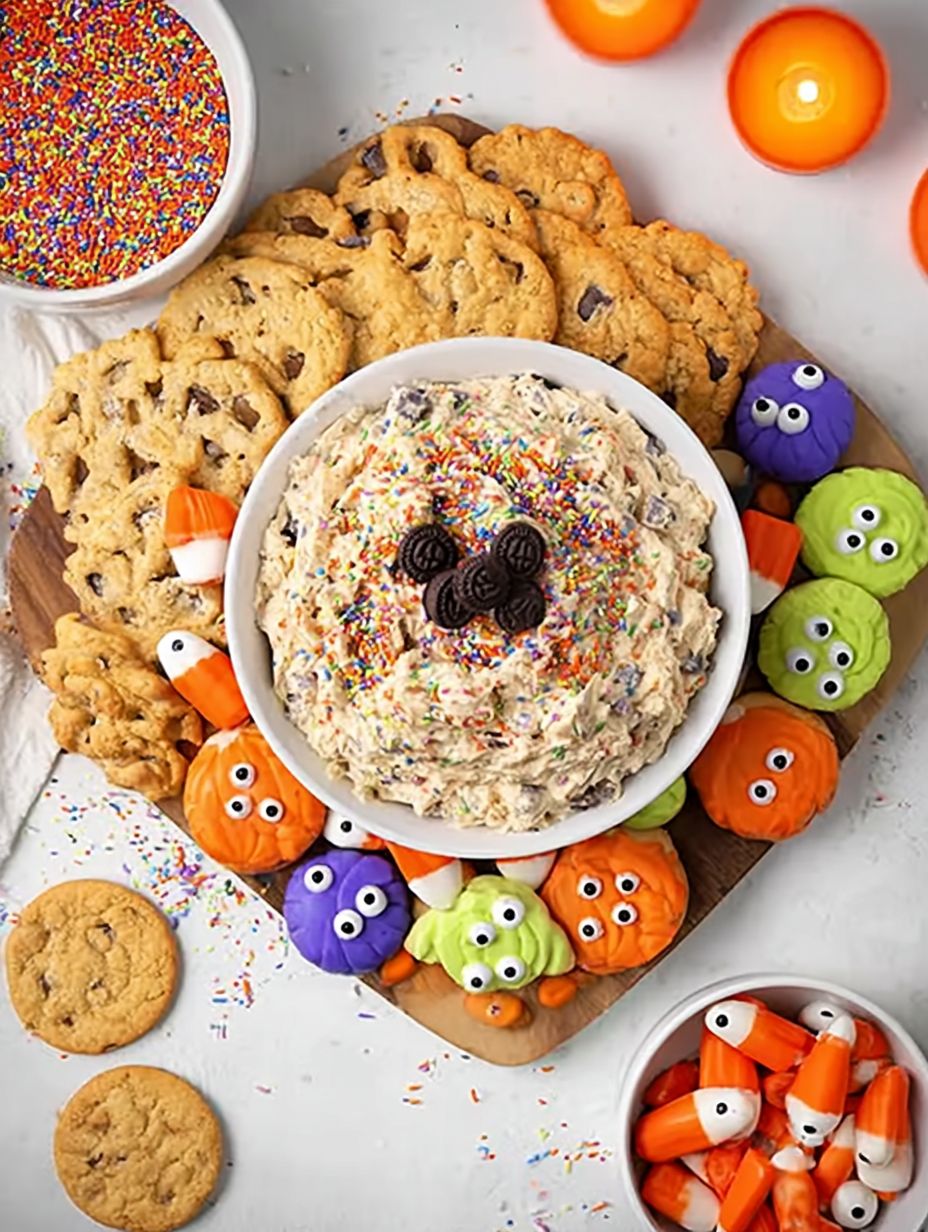 Halloween Monster Cookie Dip Recipe