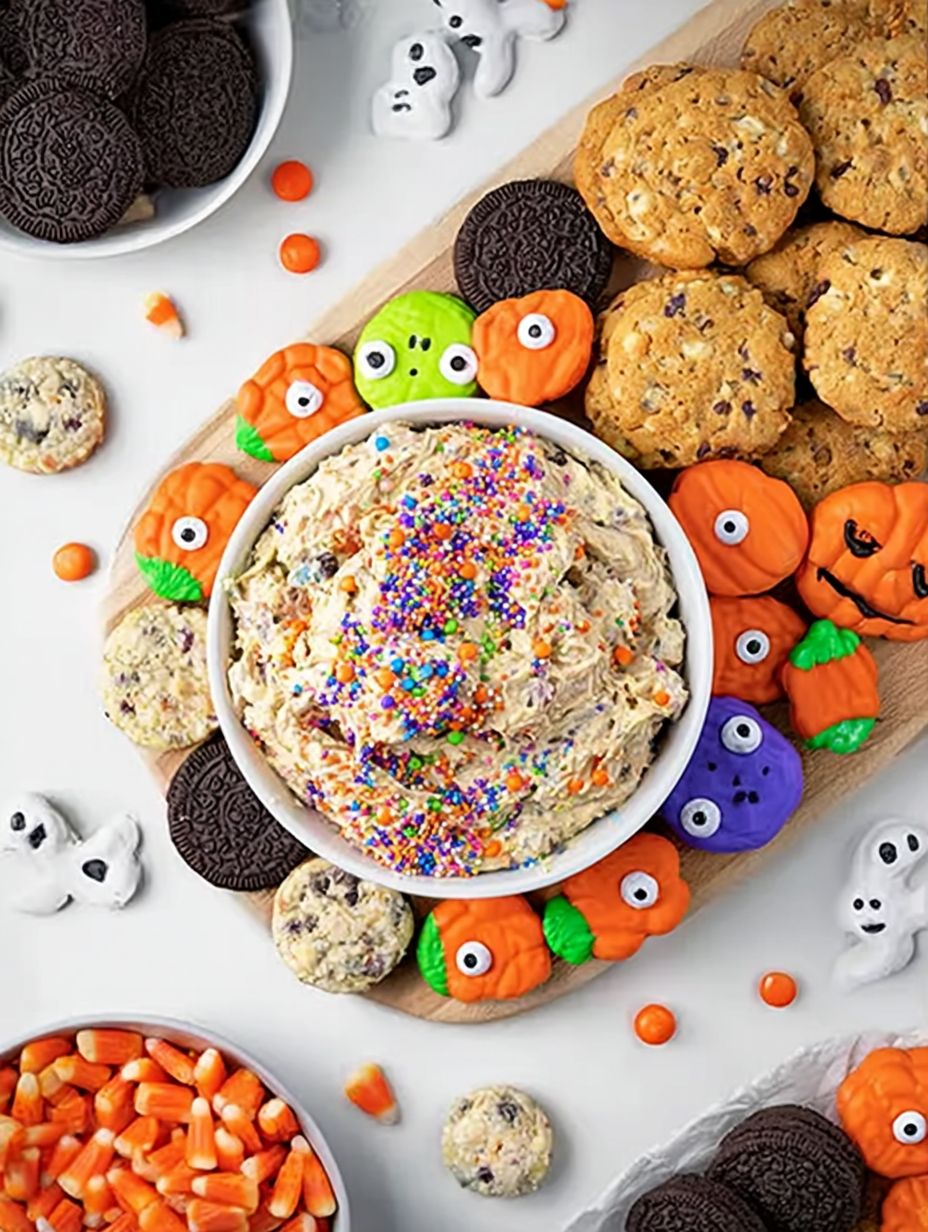 Halloween Monster Cookie Dip Recipe