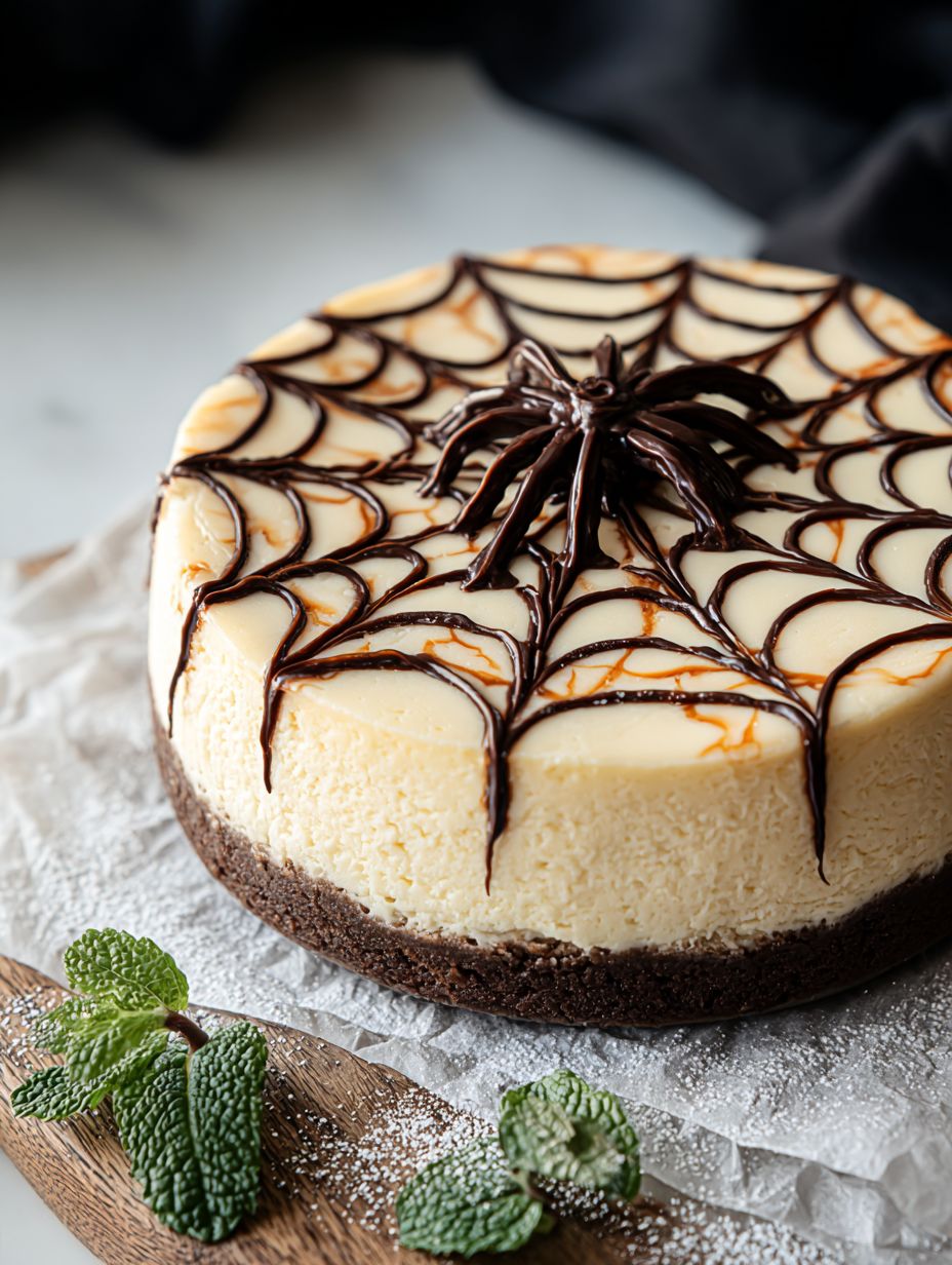 Spiderweb Cheesecake Recipe