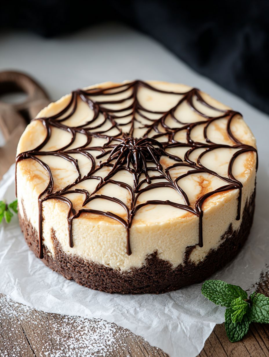 Spiderweb Cheesecake Recipe