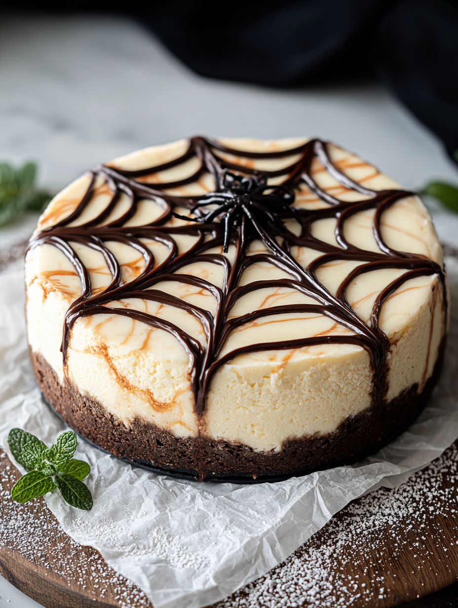 Spiderweb Cheesecake Recipe
