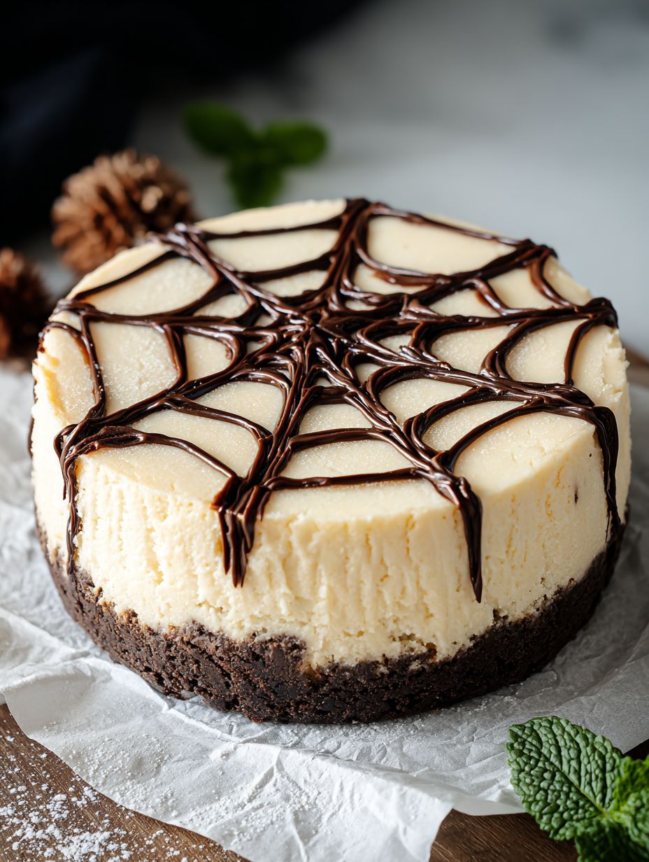 Spiderweb Cheesecake Recipe