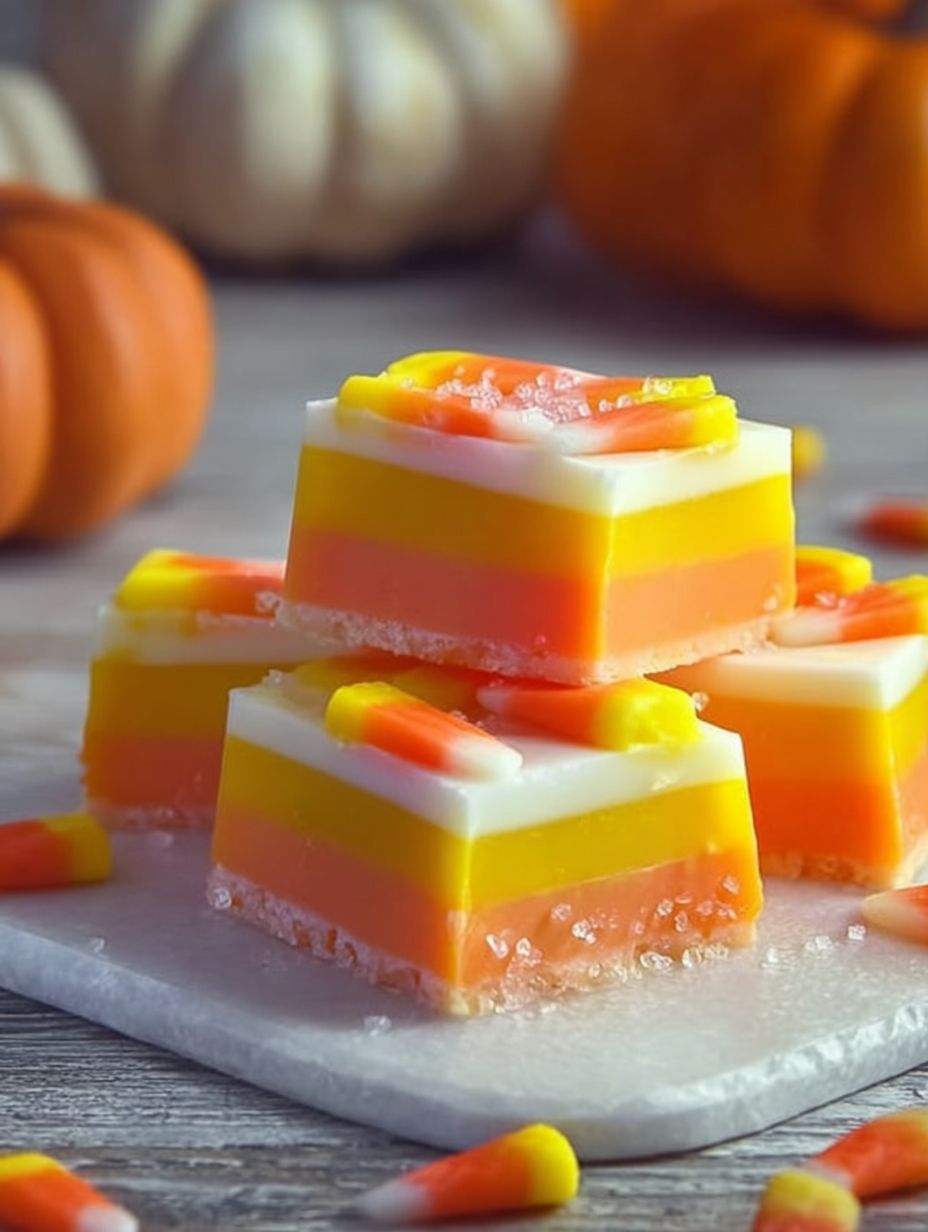 Healthy Candy Corn Bars Made Easy Recipe