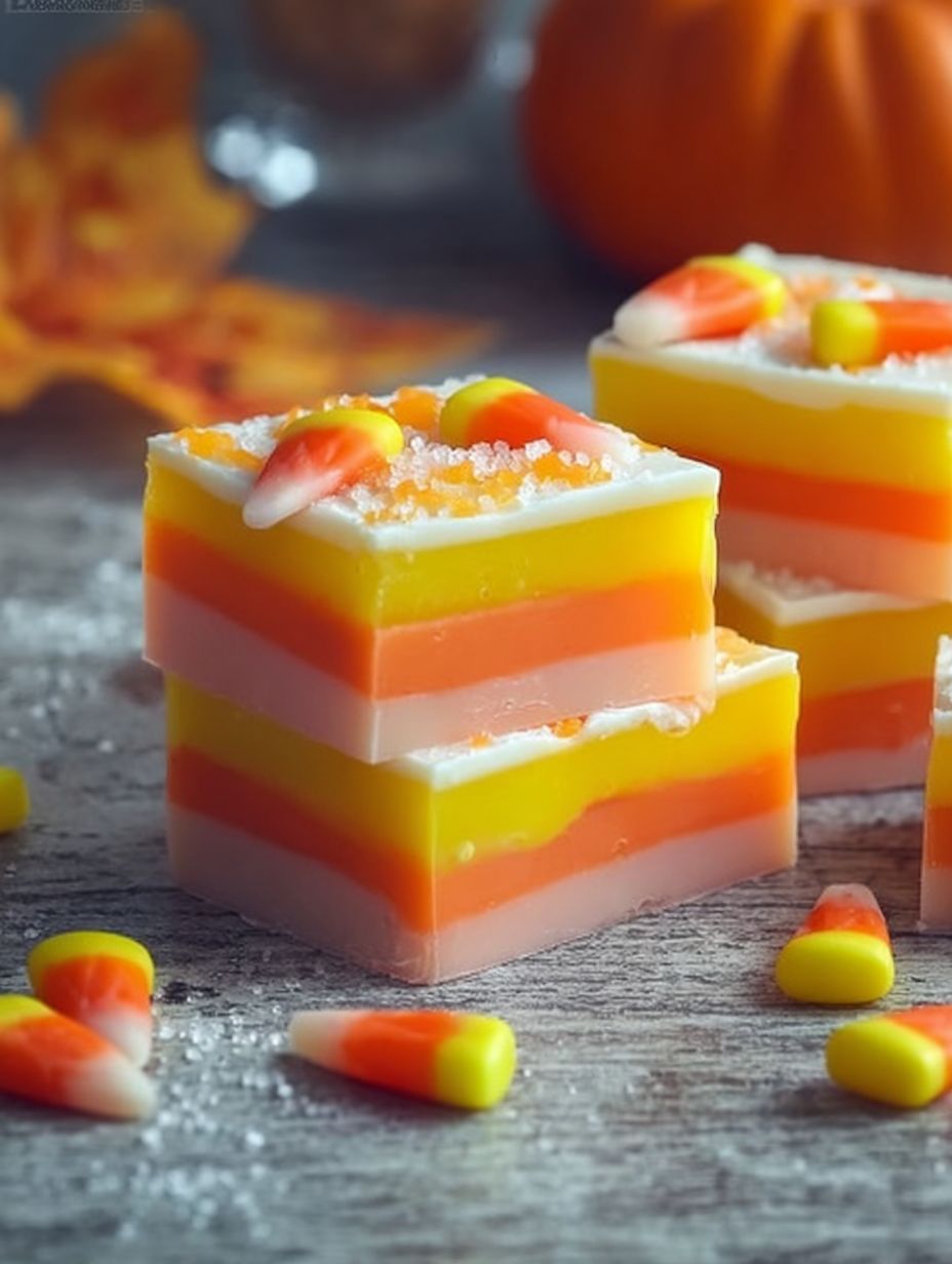 Healthy Candy Corn Bars Made Easy Recipe