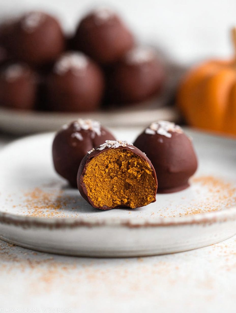 Healthy Pumpkin Truffles Recipe