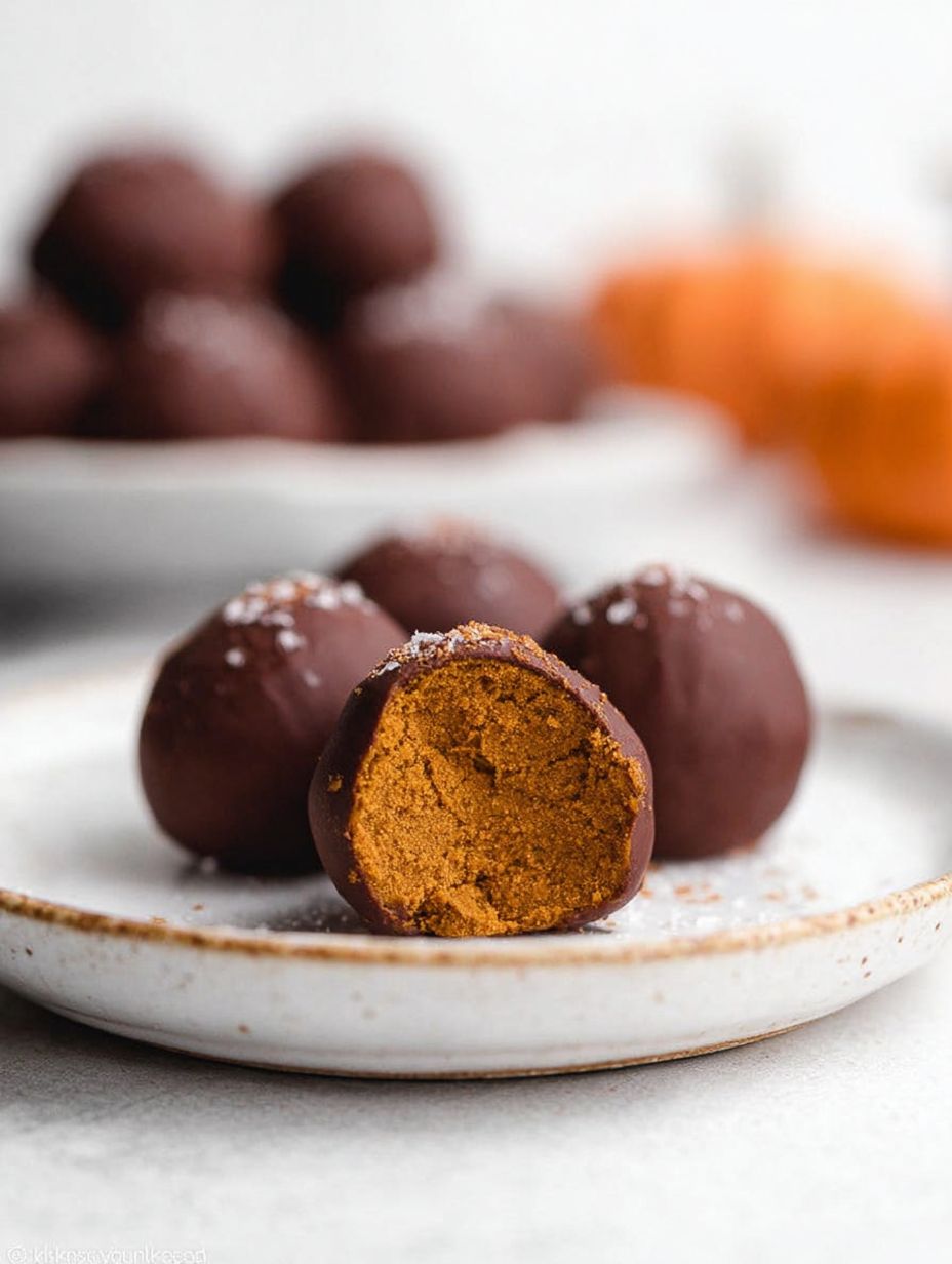 Healthy Pumpkin Truffles Recipe
