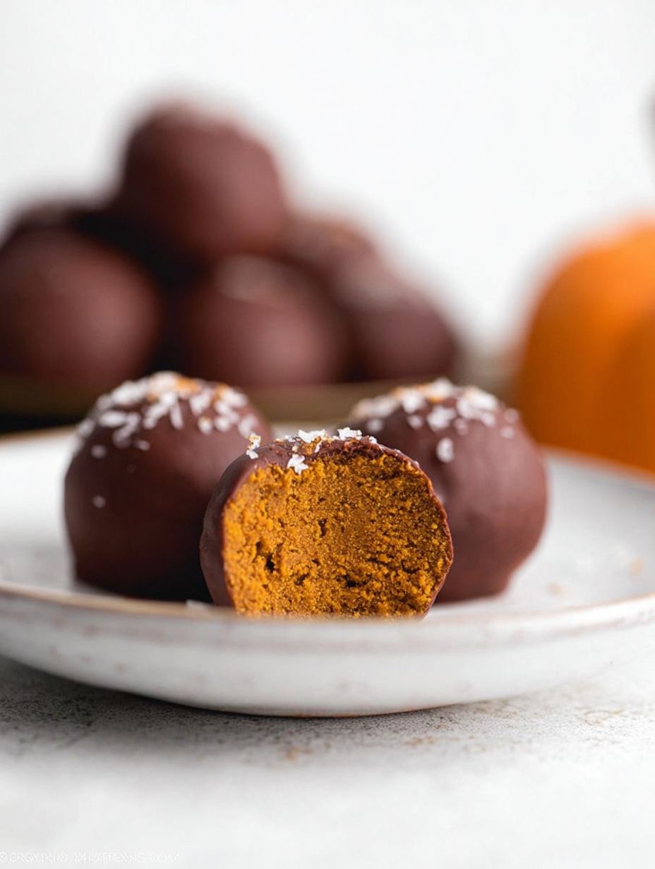Healthy Pumpkin Truffles Recipe