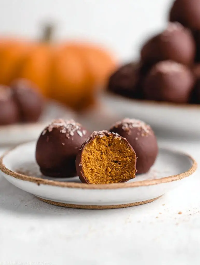 Healthy Pumpkin Truffles Recipe