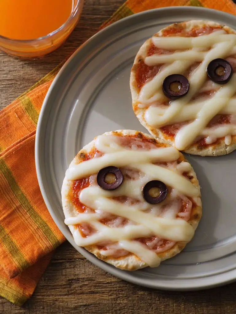 Mummy Mini Pizzas Recipe