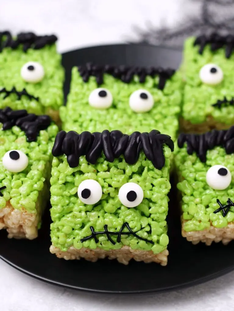 Frankenstein Rice Krispie Treats Recipe