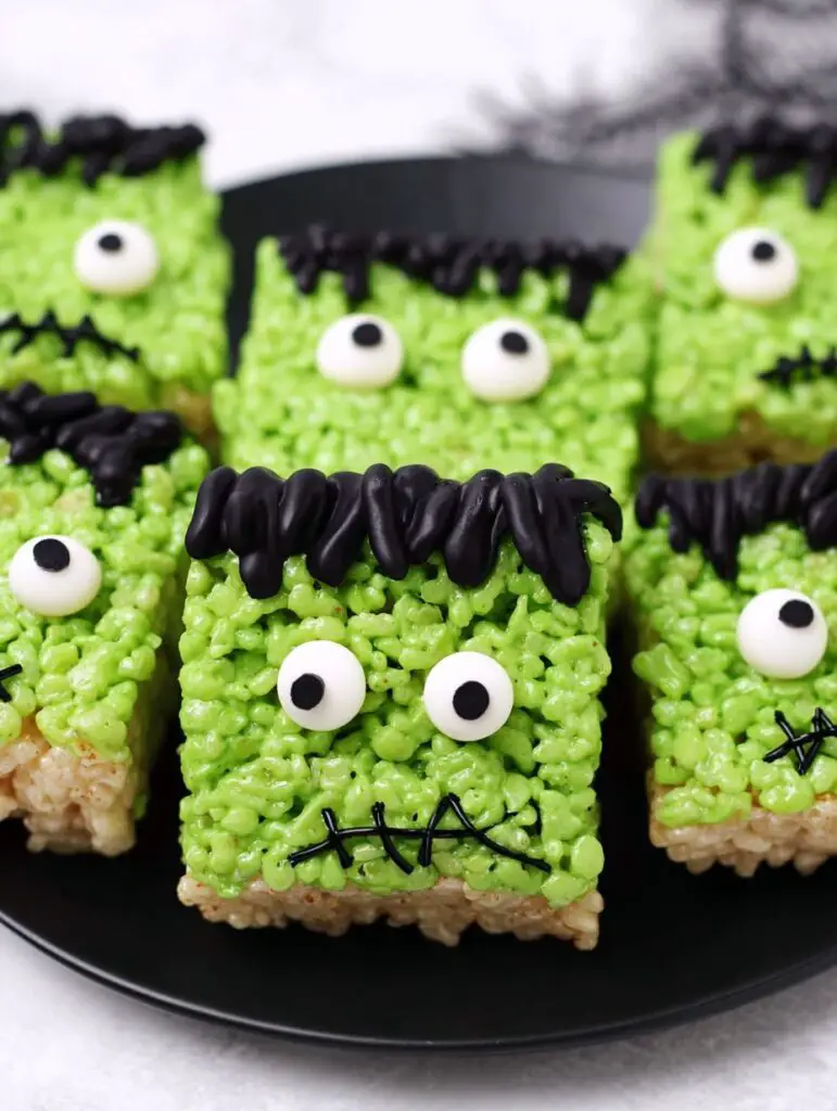 Frankenstein Rice Krispie Treats Recipe