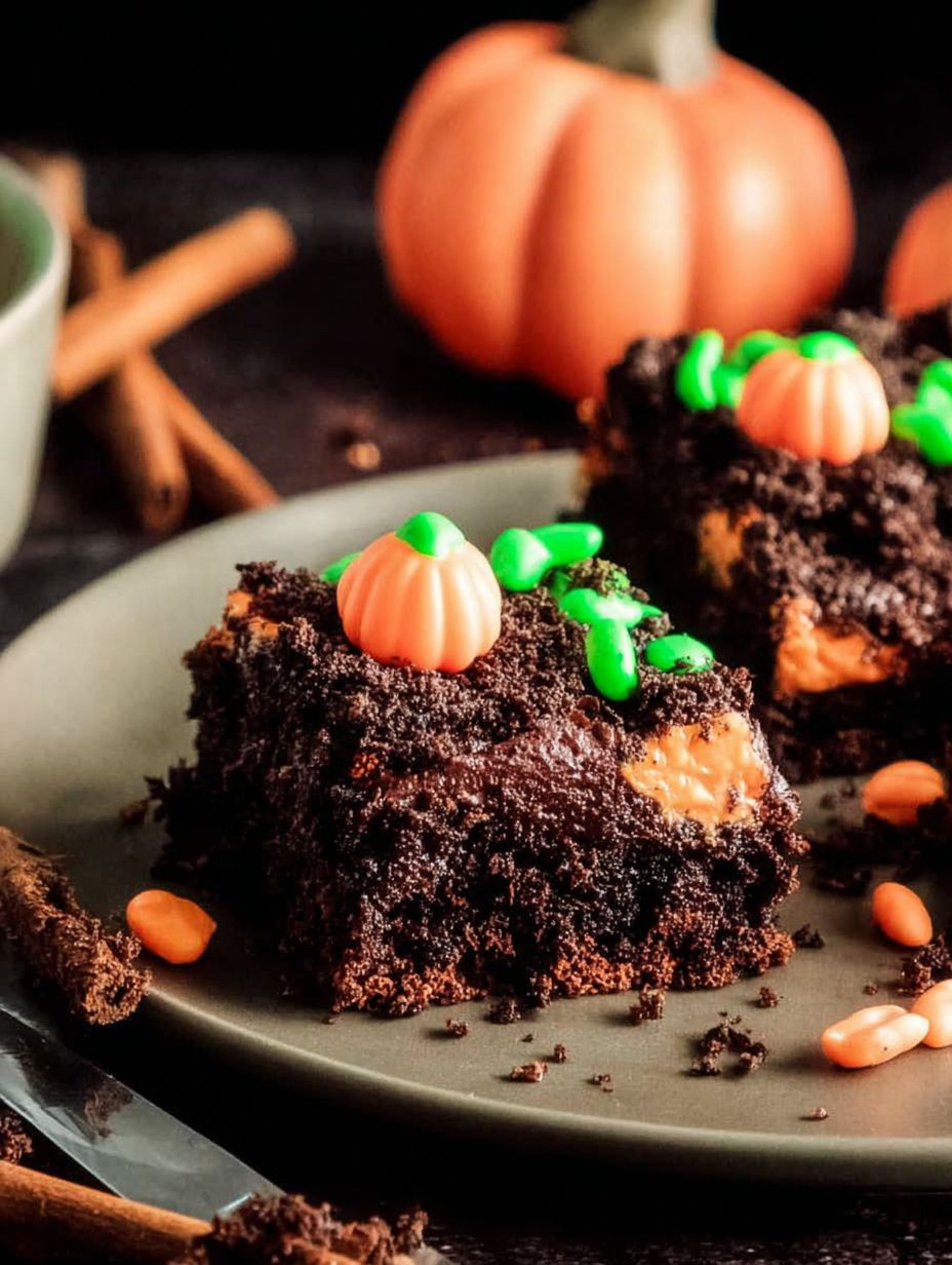 Pumpkin Patch Brownies Recipe