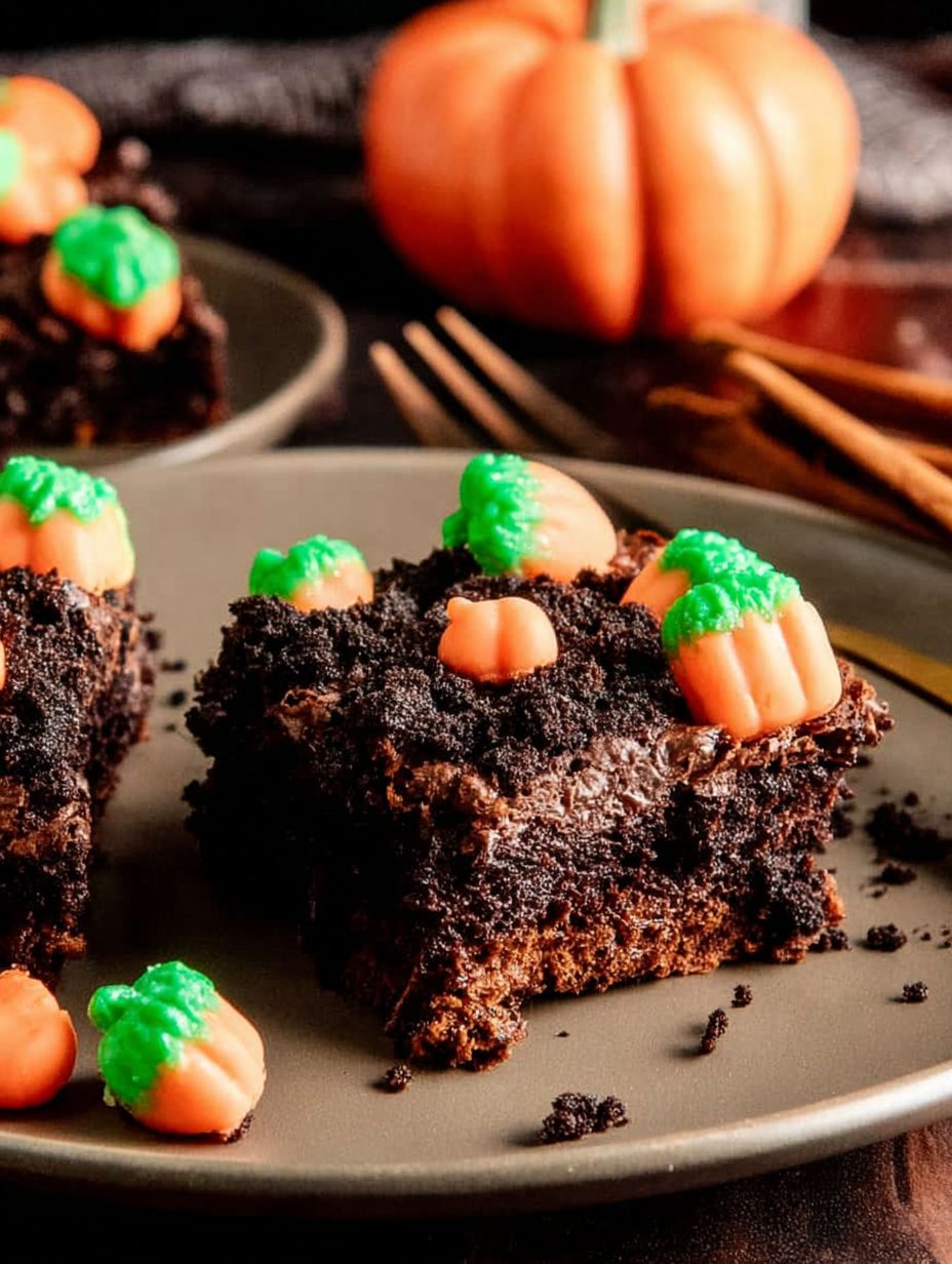 Pumpkin Patch Brownies Recipe