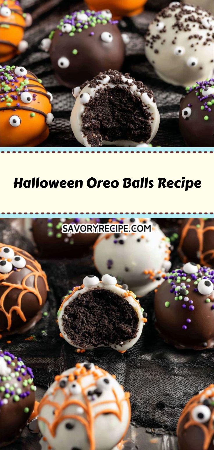 Halloween Oreo Balls Recipe
