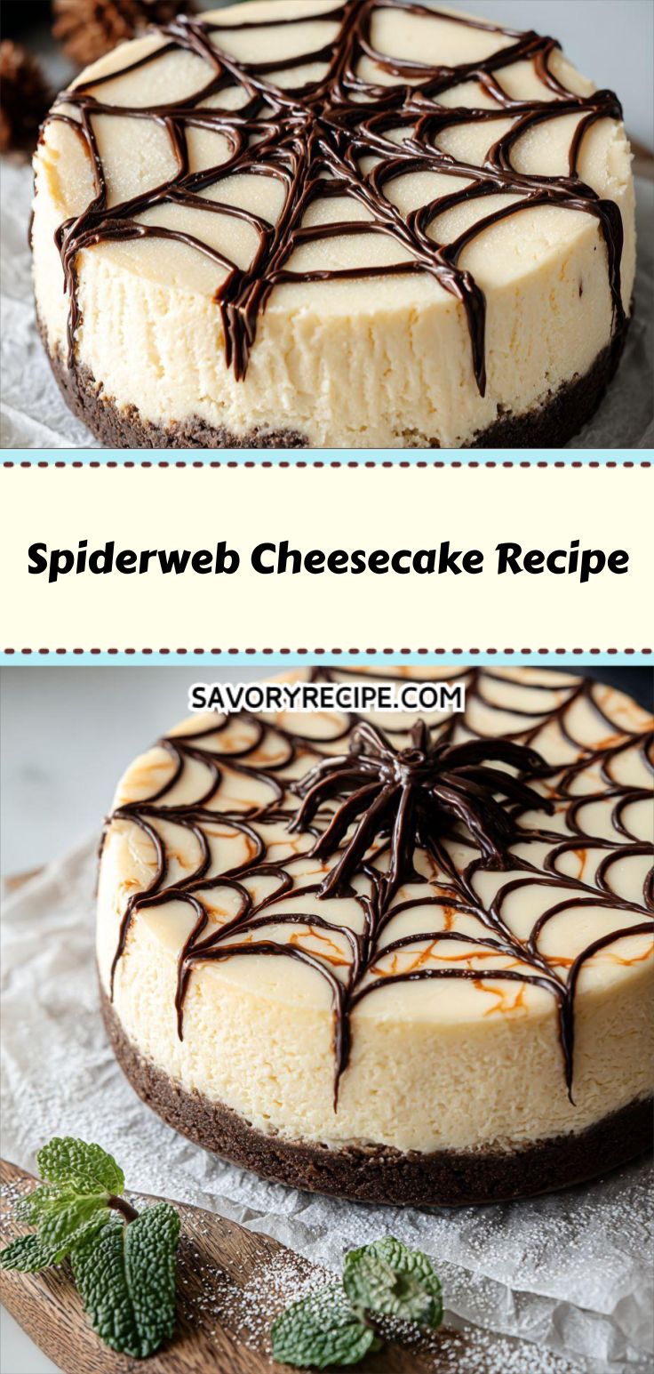Spiderweb Cheesecake Recipe
