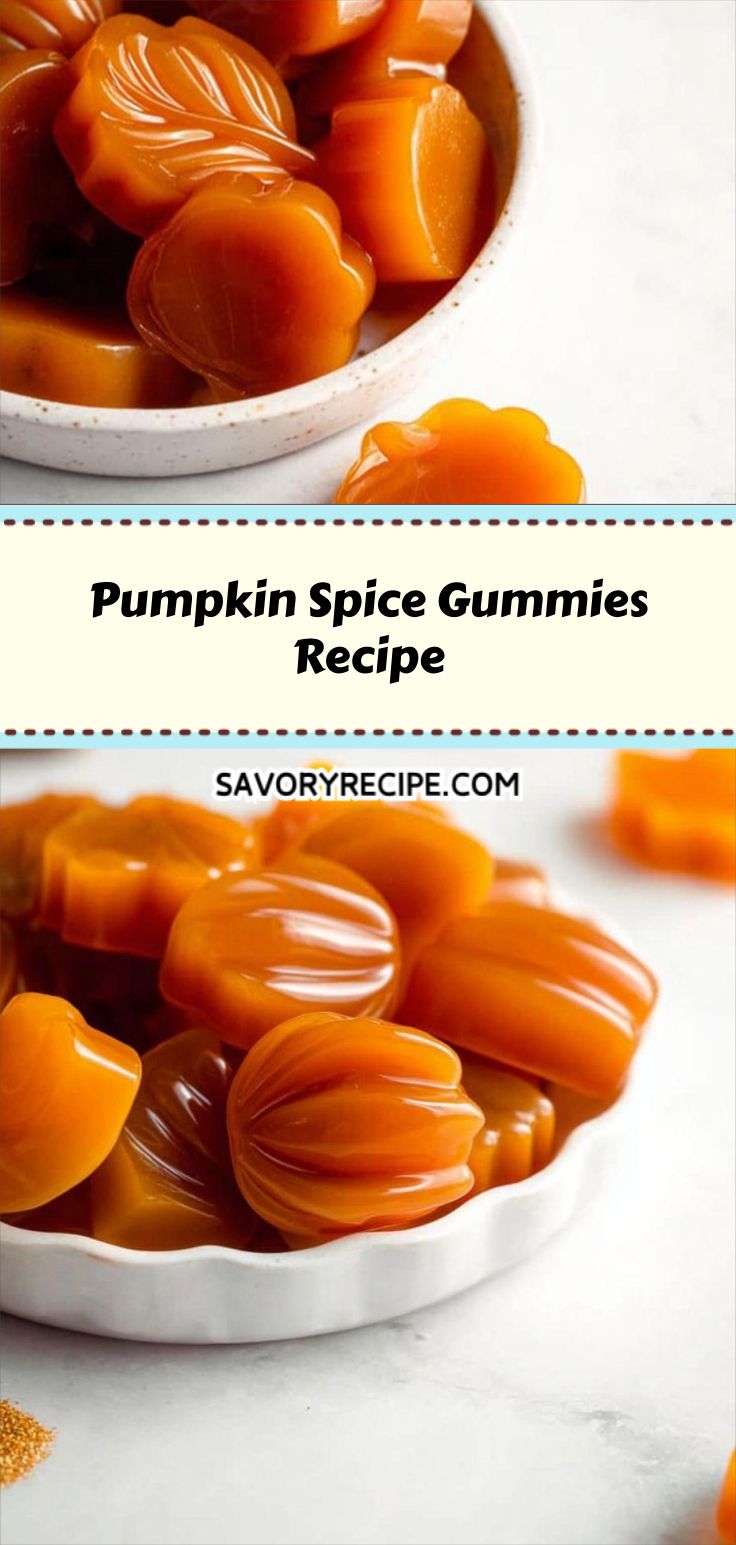 Pumpkin Spice Gummies Recipe