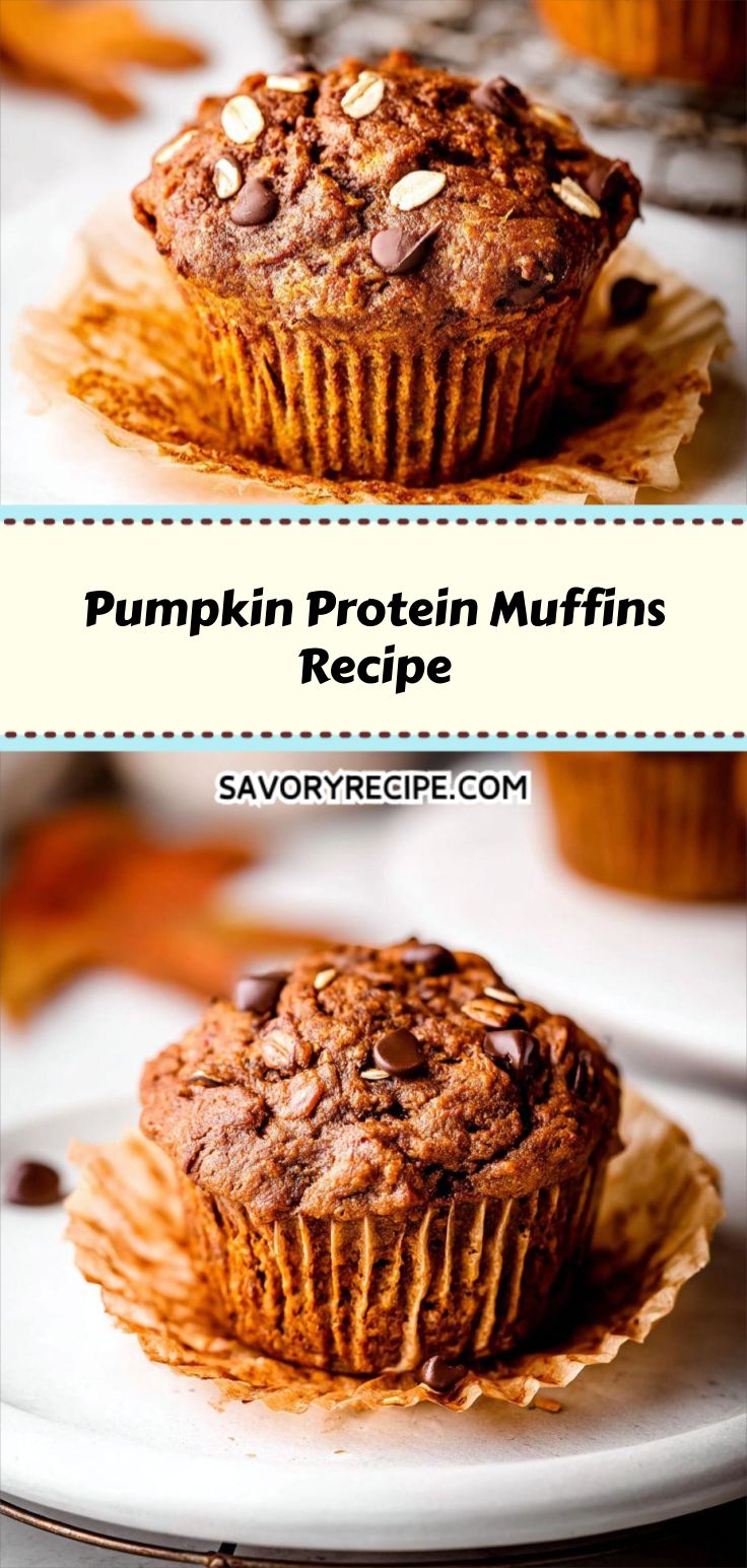 Pumpkin Protein Muffins Recipe