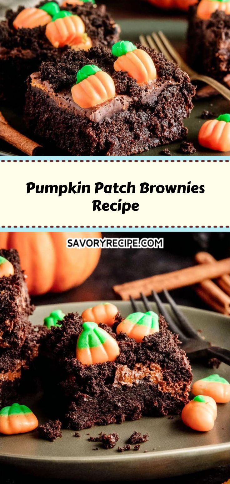Pumpkin Patch Brownies Recipe