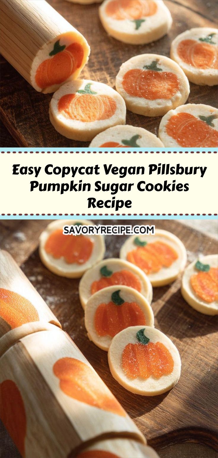 Easy Copycat Vegan Pillsbury Pumpkin Sugar Cookies Recipe