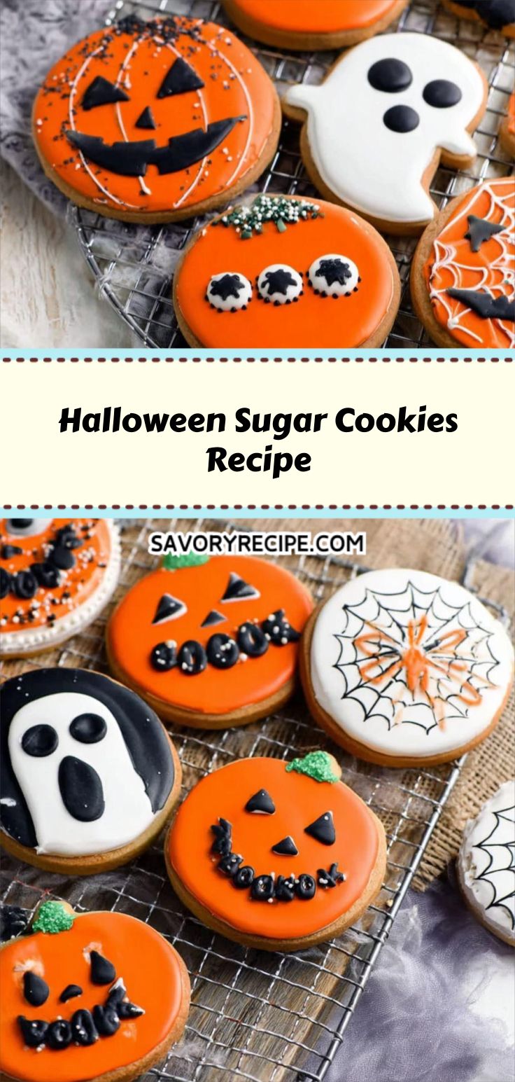 Halloween Sugar Cookies Recipe