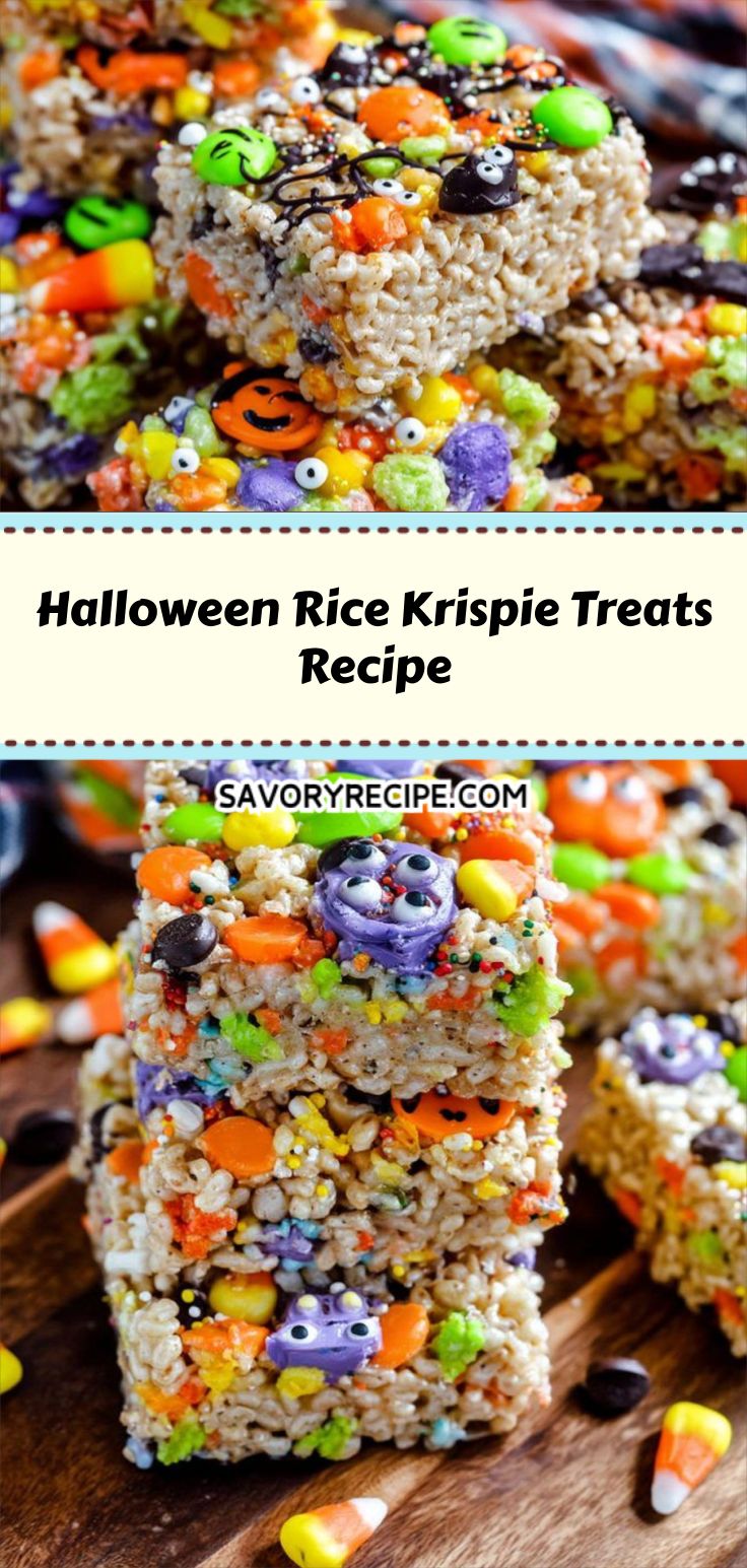Halloween Rice Krispie Treats Recipe