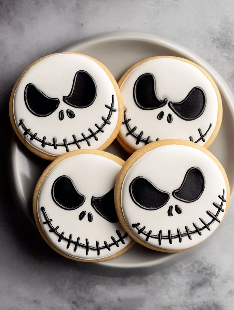 Easy Jack Skellington Cookies Recipe