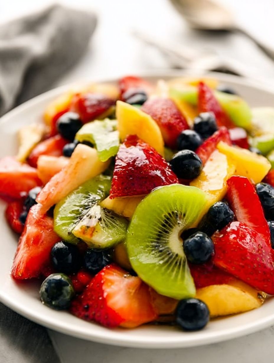 Fruit Salad With Honey Lime Dressing Recipe