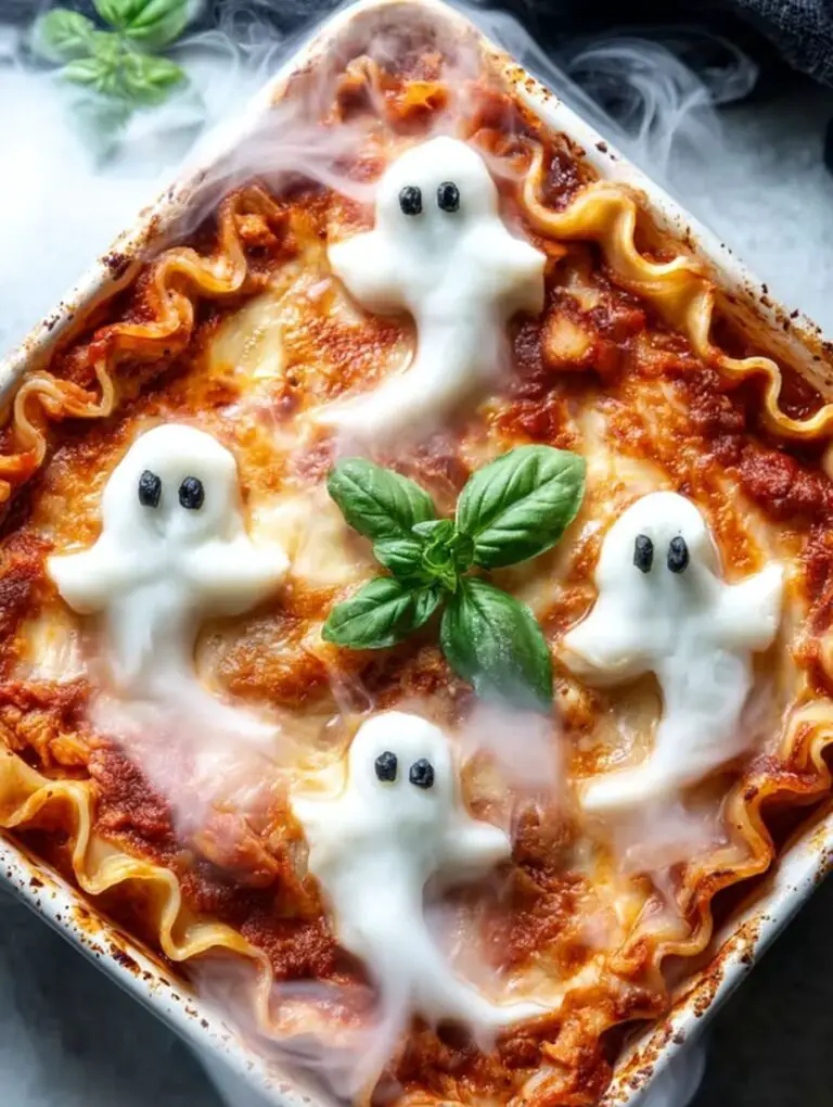 Ghostly Lasagna Recipe