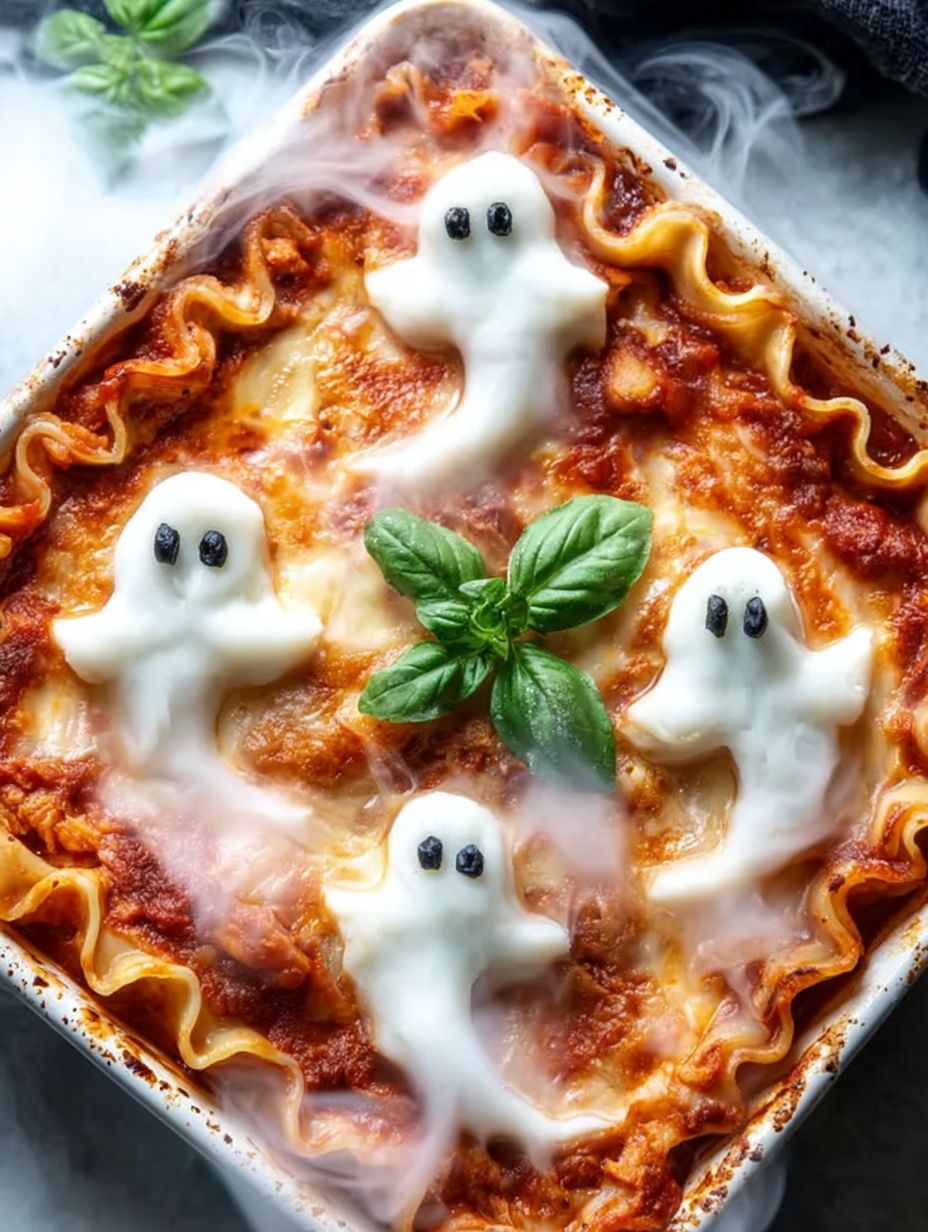 Ghostly Lasagna Recipe