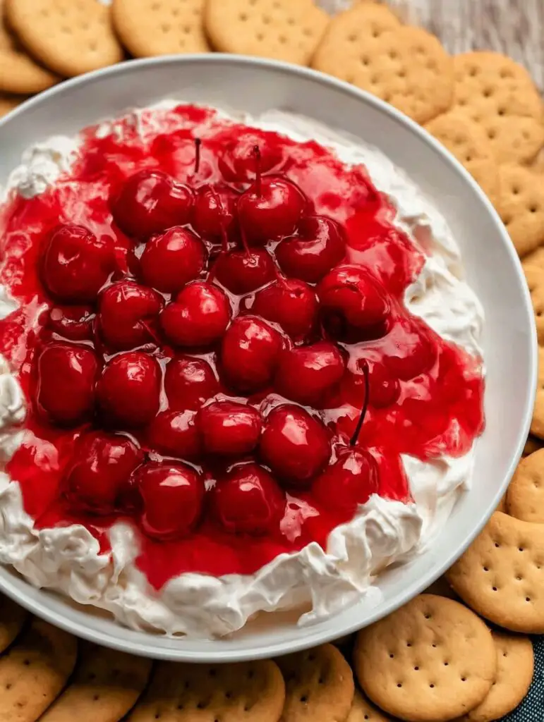 Cherry Cheesecake Dip Recipe: Easy Christmas Eve Appetizer Idea