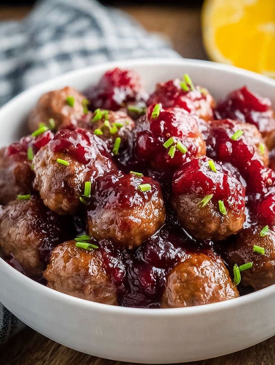 Cranberry Meatballs Recipe: Easy Christmas Side Dish Everyone Loves