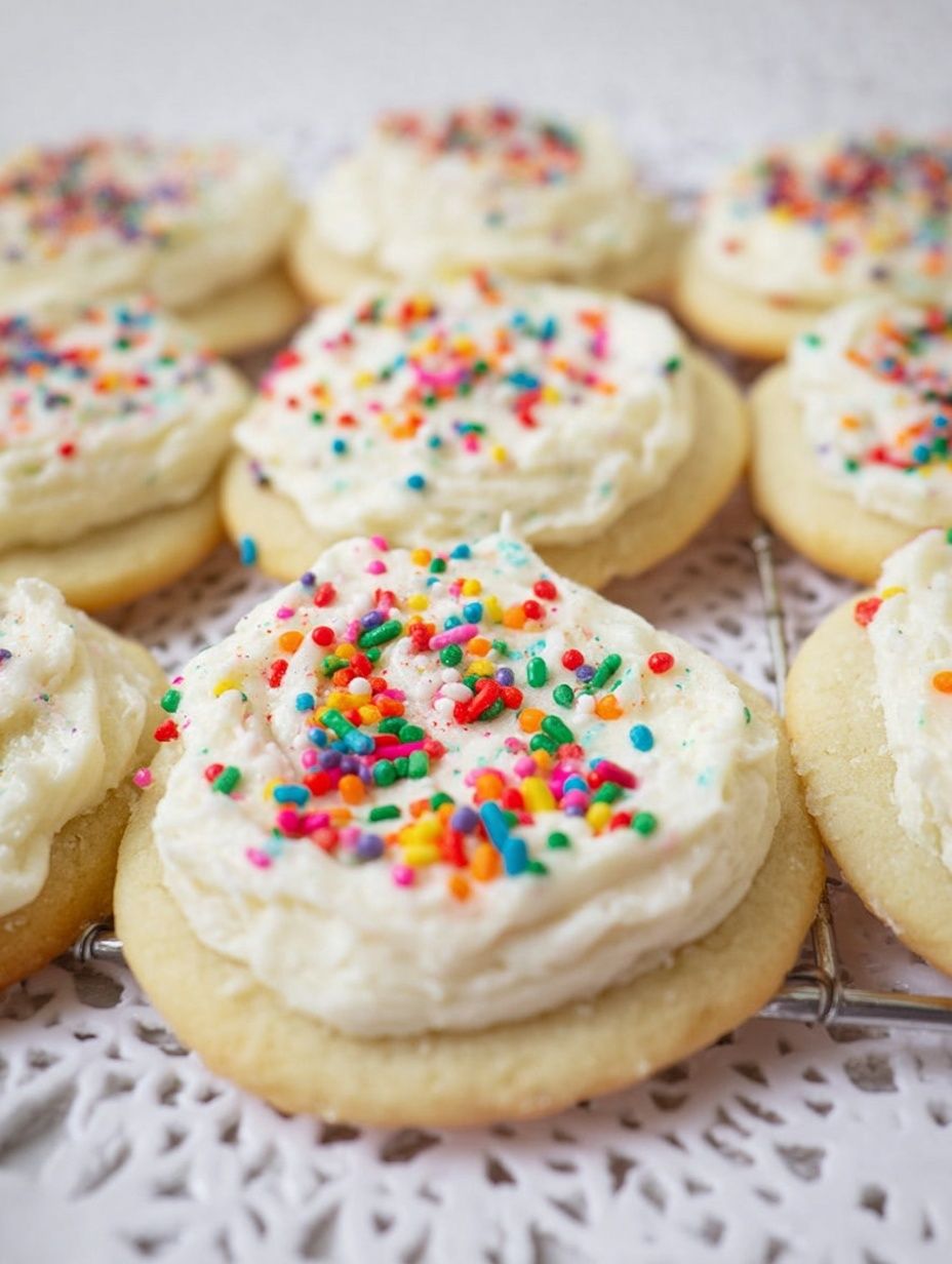 Easy Frosted Sugar Cookie Recipe for Soft and Chewy Treats