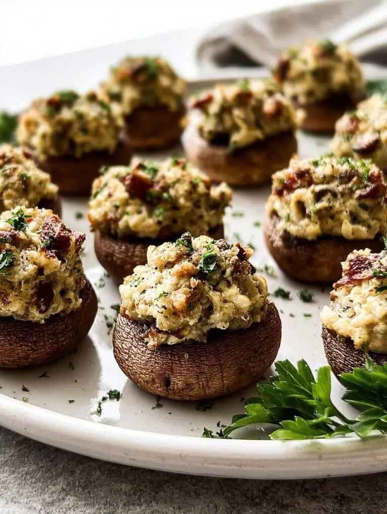Stuffed Mushrooms Recipe: Best Christmas Side Dish Everyone Loves