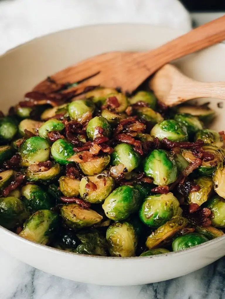 30-Minute Maple Bacon Brussels Sprouts Recipe for Thanksgiving