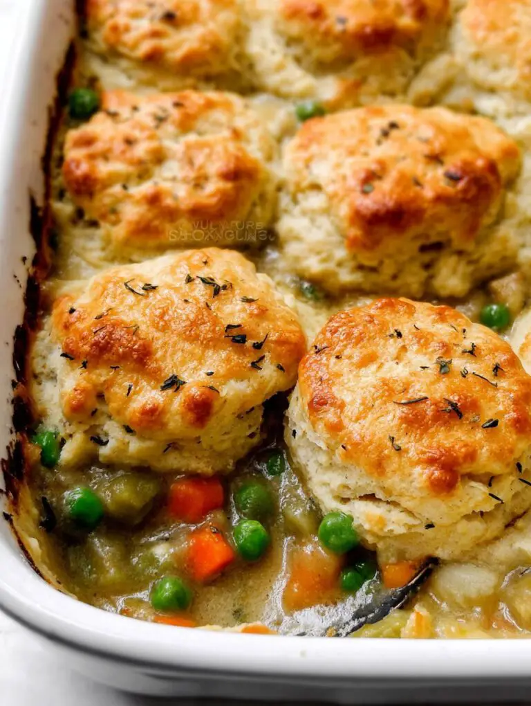 Cozy Biscuit & Vegetable Pot Pie Recipe for Vegetarian Thanksgiving