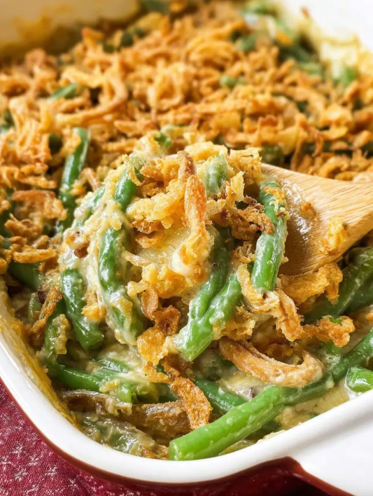 Easy Green Bean Casserole Recipe for Family Dinners and Holidays