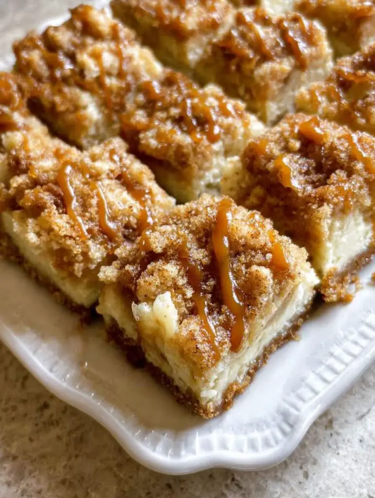 Caramel Apple Cheesecake Bars Recipe for Easy Thanksgiving Desserts