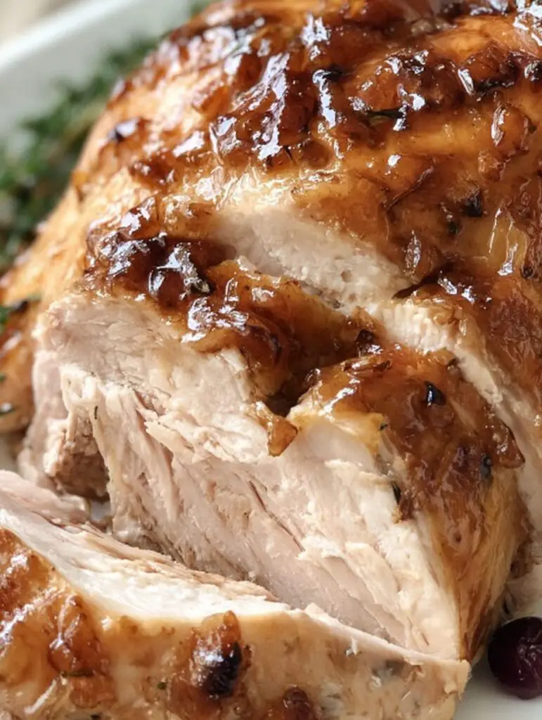 Crock Pot Cranberry Turkey Breast Recipe for Easy Thanksgiving