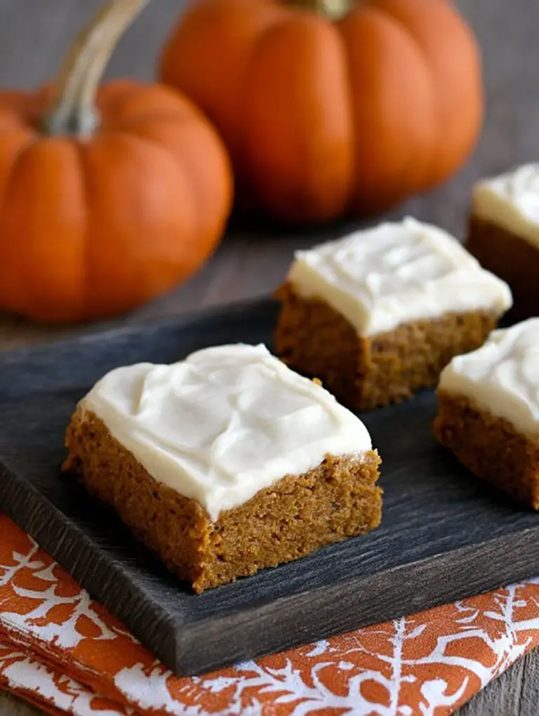 Gluten Free Thanksgiving Recipe: Pumpkin Bars with Cream Cheese Frosting
